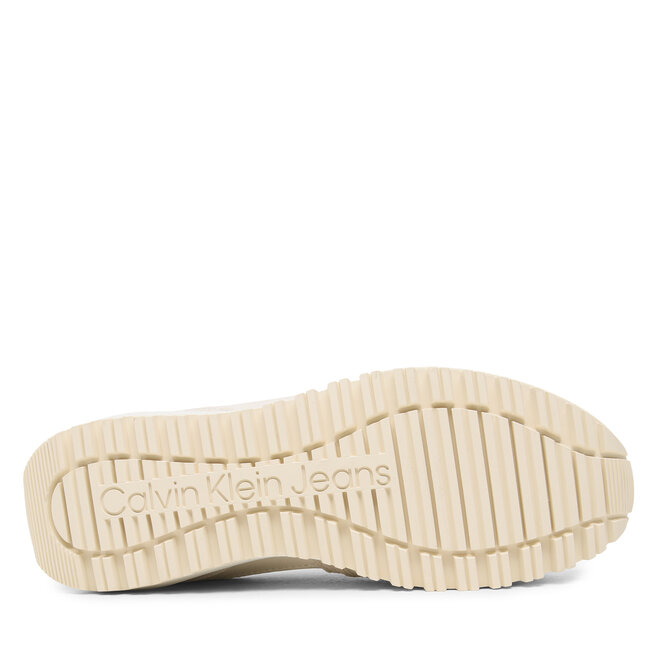 Calvin Klein Jeans Sneakers Calvin Klein Jeans Toothy Run Laceup Low Lth Mix Wn YW0YW01272 Bright White/Creamy White/Oyster M YBR
