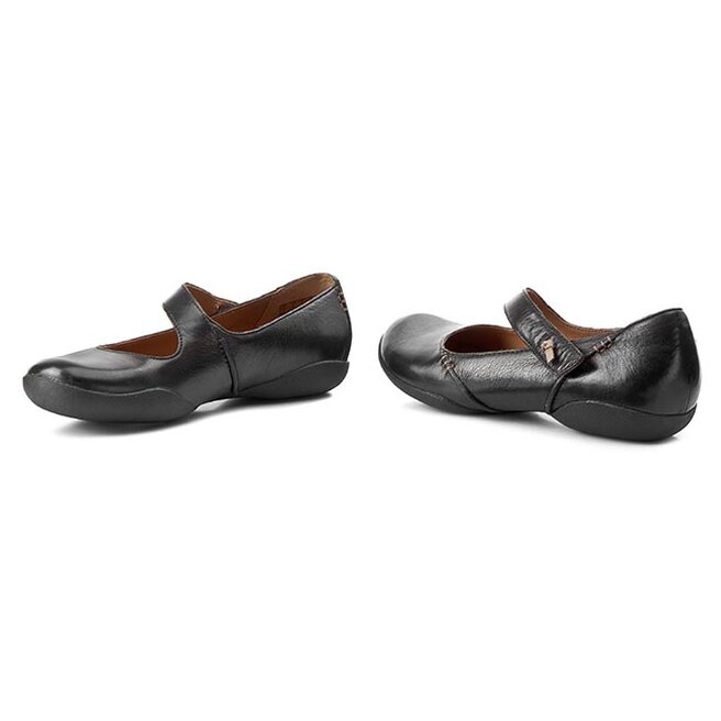P buty Clarks Felicia Plum 203573644 Black Leather eobuwie .pl