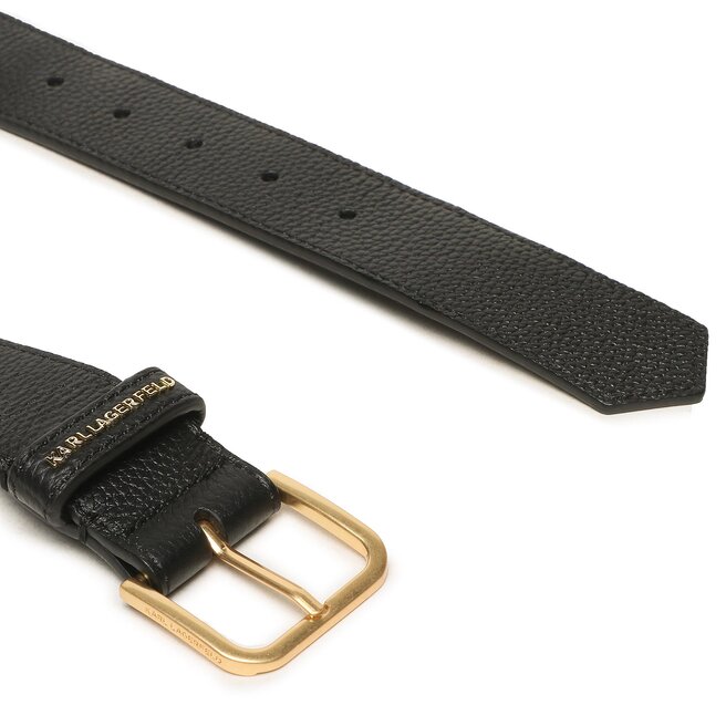 KARL LAGERFELD Dámský pásek KARL LAGERFELD 230W3103 Black A999