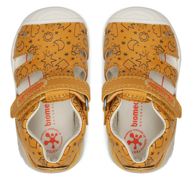 Sandali Biomecanics Bambini - Blu Petrolio Con Suola Antiscivolo