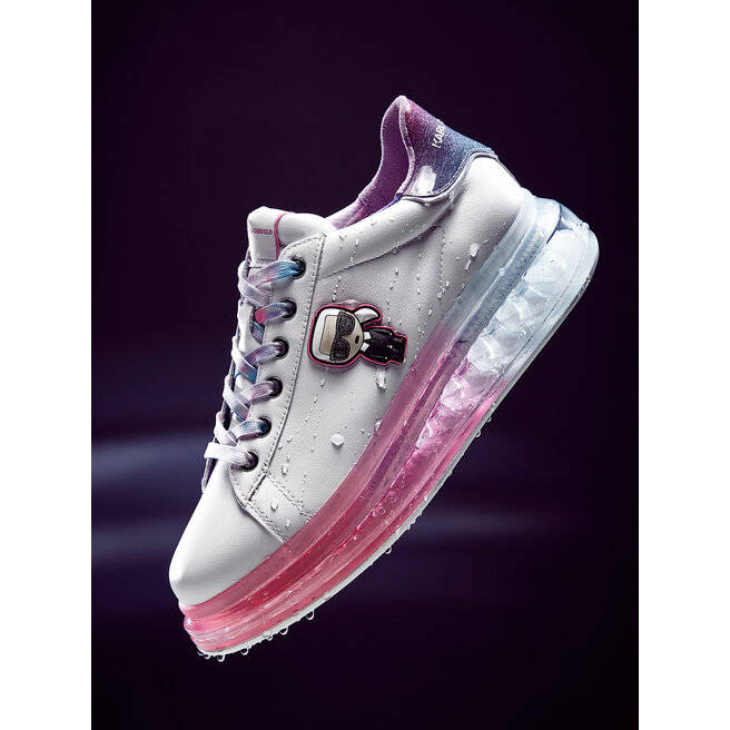 KARL LAGERFELD Сникърси KARL LAGERFELD KL62631D White Lthr w/Lilac