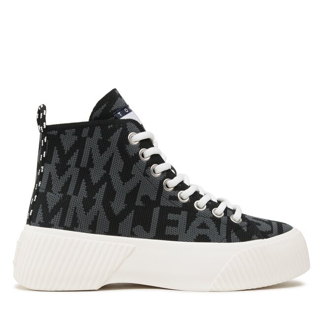 Tommy jeans knitted sneaker on sale