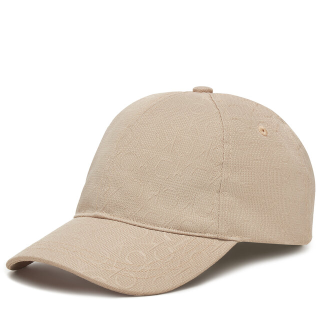 Czapka z daszkiem Calvin Klein Monogram Jacquard Cap - Szary