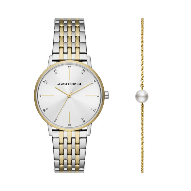 Zegarek Armani Exchange - Srebrny