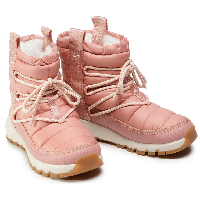 The North Face Cizme de zăpadă The North Face Thermoball Lace Up NF0A4AZGVCJ Pink Clay/Morning Pink 050