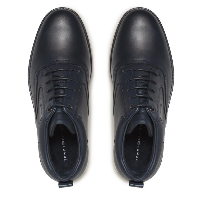 Zapatos Tommy Hilfiger Premium Leather Hybrid Shoe FM0FM03758 Desert