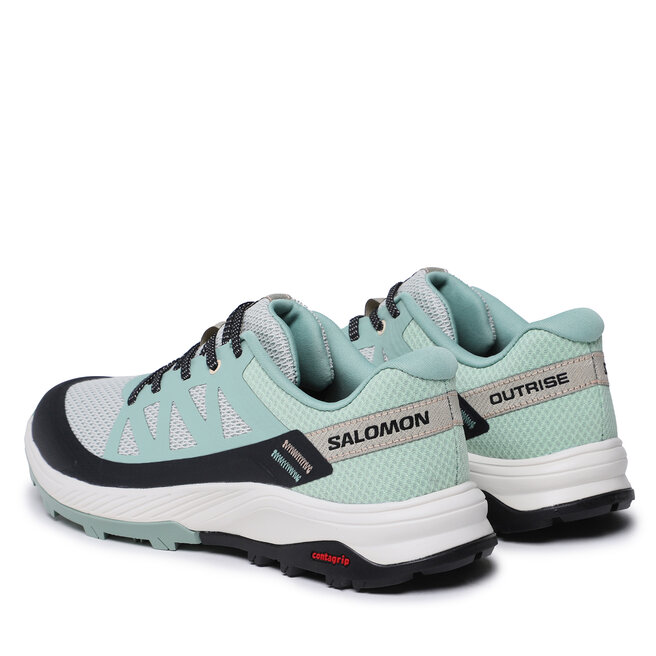 Salomon Pārgājienu apavi Salomon Outrise W L47160300 Granite Green/Green Ash/Tender Peach