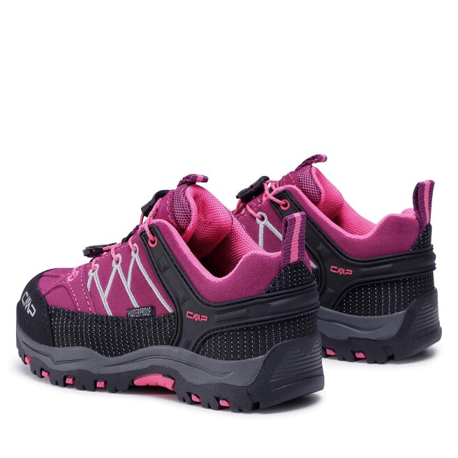 CMP Bakancs CMP Kids Rigel Mid Trekking Shoe Wp 3Q13244 Berry/Pink Fluo 05HF