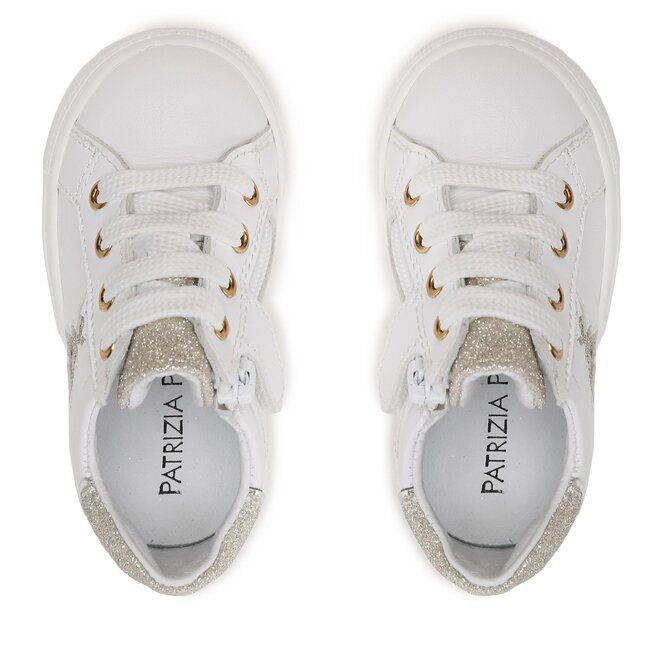 Patrizia Pepe Сникърси Patrizia Pepe JP123.27 Bianco/Platino