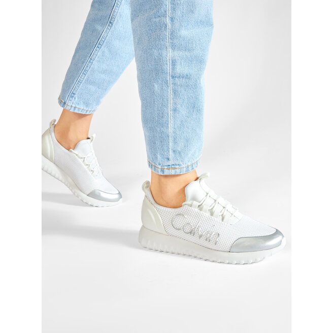 Calvin Klein Jeans Sneakersy Calvin Klein Jeans Reika R0666 White/Silver