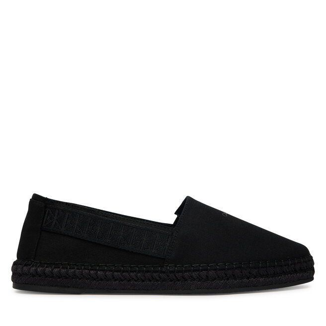 Espadryle Calvin Klein Espadrille Webbing Cv HM0HM02075 Czarny - męskie