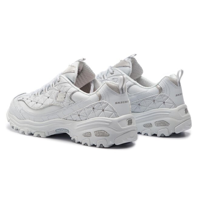 Sneakers Skechers D'lites Glamour 13087/WSL White/Silver • Www.zapatos.es
