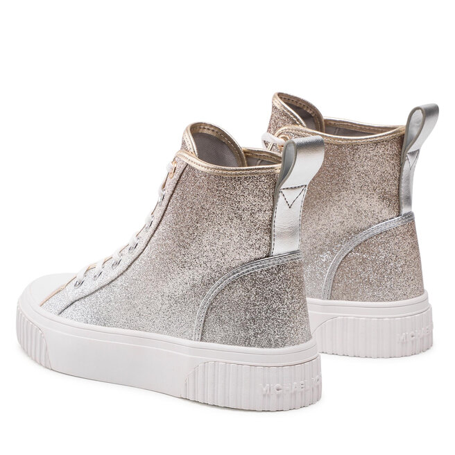 MICHAEL Michael Kors Sneakers aus Stoff MICHAEL Michael Kors Gertie High Top 43S2GTFE6D Silv/Plgold
