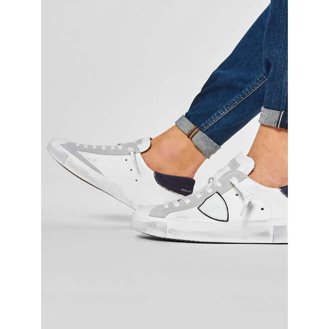 Sneakersy Philippe Model Prsx PRLU VX22 Biały - męskie