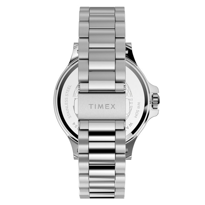 Timex Ceas Timex Harborside TW2U13200 Silver/Navy