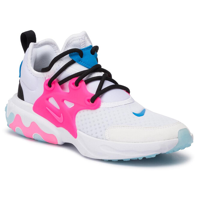 playa Sistemáticamente clon Zapatos Nike React Presto (GS) BQ4002 101 White/Hyper Pink/Photo Blue •  Www.zapatos.es