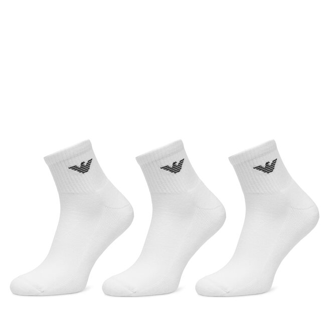 Skarpety krótkie Emporio Armani Underwear EM000551 AF14499 M0066 Biały - męskie