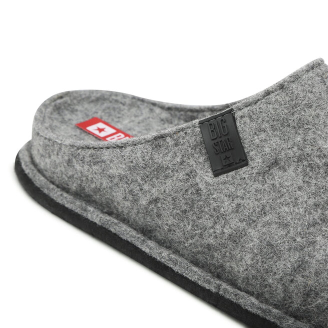 Big Star Shoes Пантофи Big Star Shoes KK176001 Grey