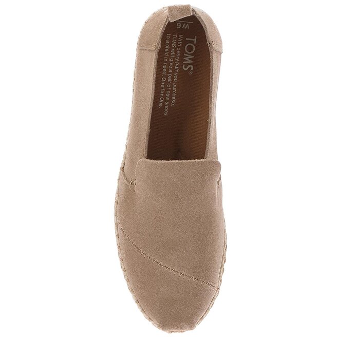Desert taupe suede outlet women's deconstructed alpargatas