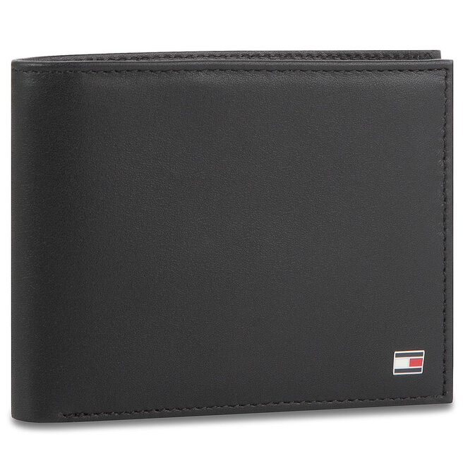 Portfel Tommy Hilfiger Eton Cc And Coin Pocket AM0AM00651 Czarny -