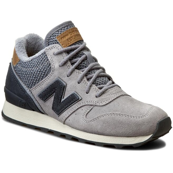 New balance 696 pelle grigio outlet