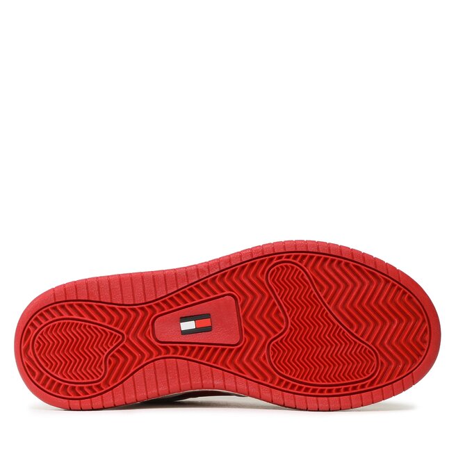Tommy Jeans Сникърси Tommy Jeans Retro Basket Flatf EN0EN02086 Deep Crimson XNL