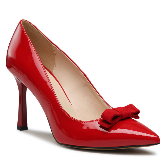 Sagan High Heels Sagan 4911 Czerwony Lakier/Welur 248