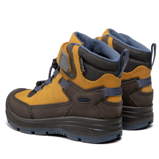 Keen Trekkingschuhe Keen Redwood Mid Wp 1023882 Harvest Gold/Vintage Indigo