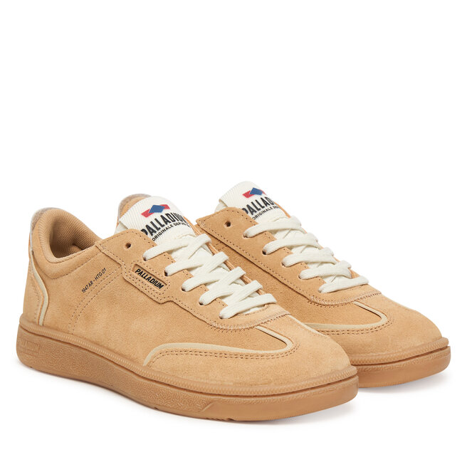 Sneakersy Palladium Pallacup Casual Suede 94641-207-M Pomarańczowy - kobiece
