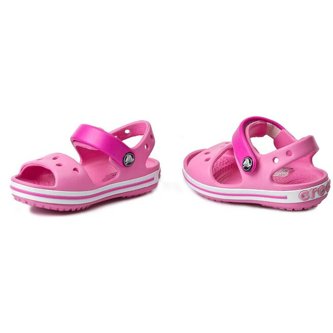 Crocs Szandál Crocs Crocband Sandal Kids 12856 Pink Lemonade/Neon Magenta