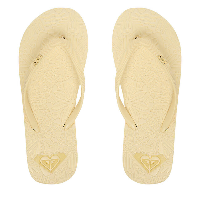 Klapki Roxy CEOWB-SS25-3C021 Żółty jasny -