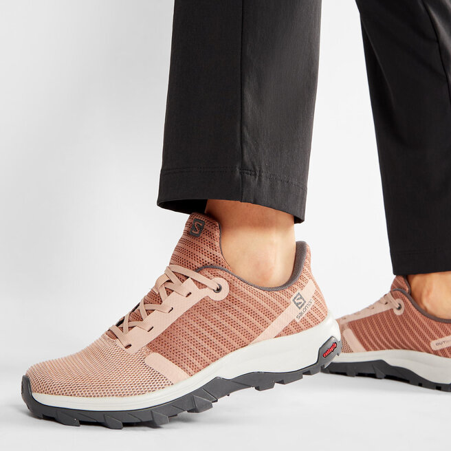 Salomon Trekingová obuv Salomon Outbound Prism W 412681 20 M0 Sirocco/Mocha Mousse/Alloy