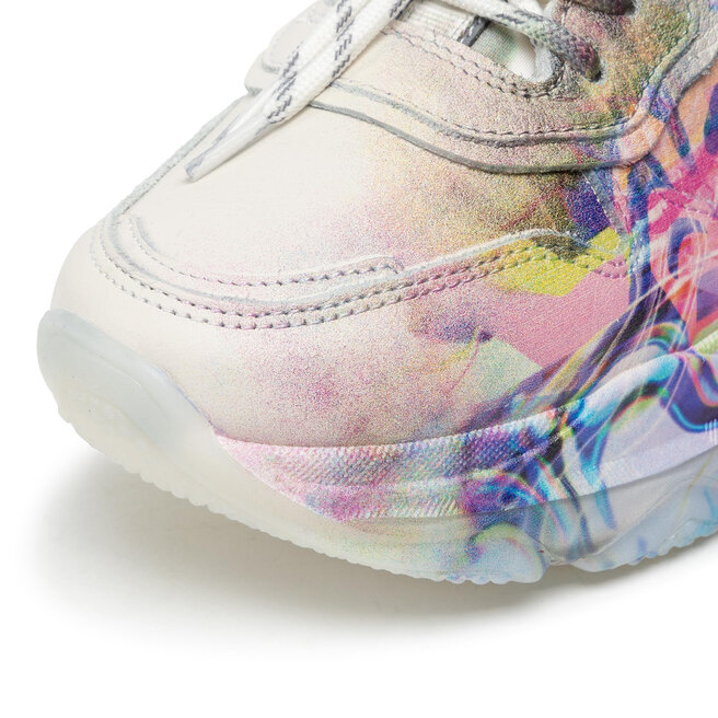 Bronx Sneakers Bronx 66422-A White/Psychedelic Multi Color 3587
