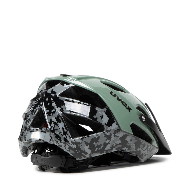 Uvex Каска за колоездене Uvex Quatro 4107753215 Pixelcamo/Olive