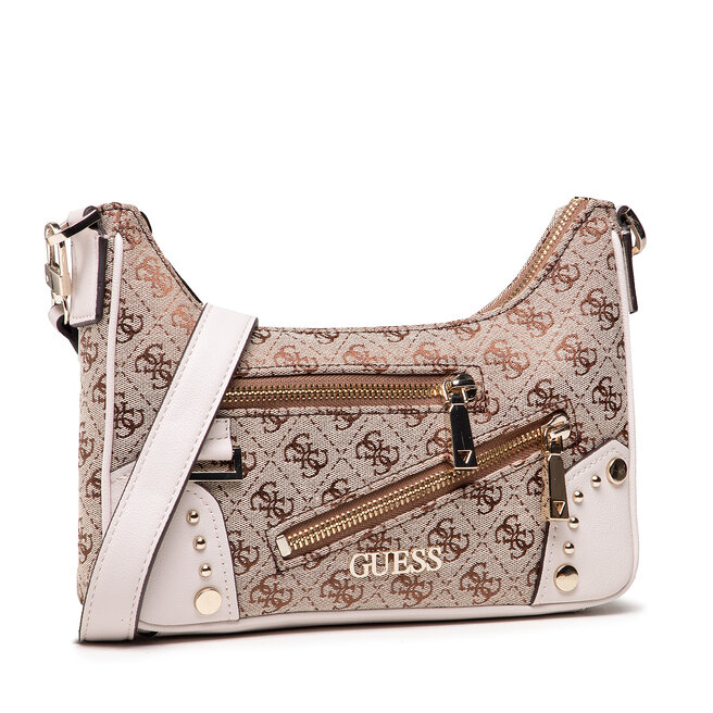 Τσάντα Guess Frankie (SG) HWSG81 28200 BROWN LOGO epapoutsia.gr