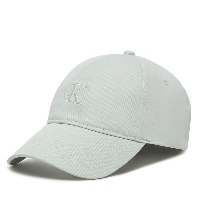 Czapka z daszkiem Calvin Klein Jeans Embroidered Monogram Cap - Szary