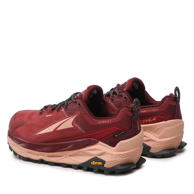 Altra Bakancs Altra W Olympus 5 Hike Low Gtx GORE-TEX AL0A7R76666-060 Maroon
