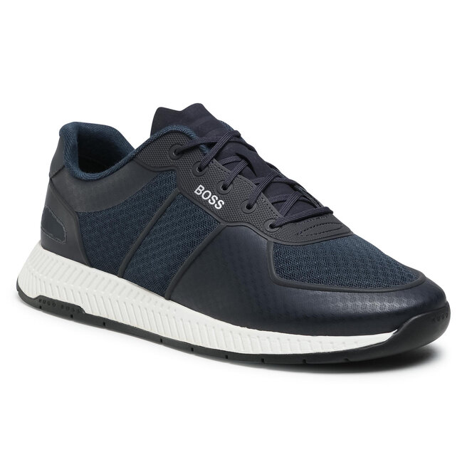 Sneakers Boss Titanium 50452025 10235033 01 Dark Blue 401 10235033 imagine noua