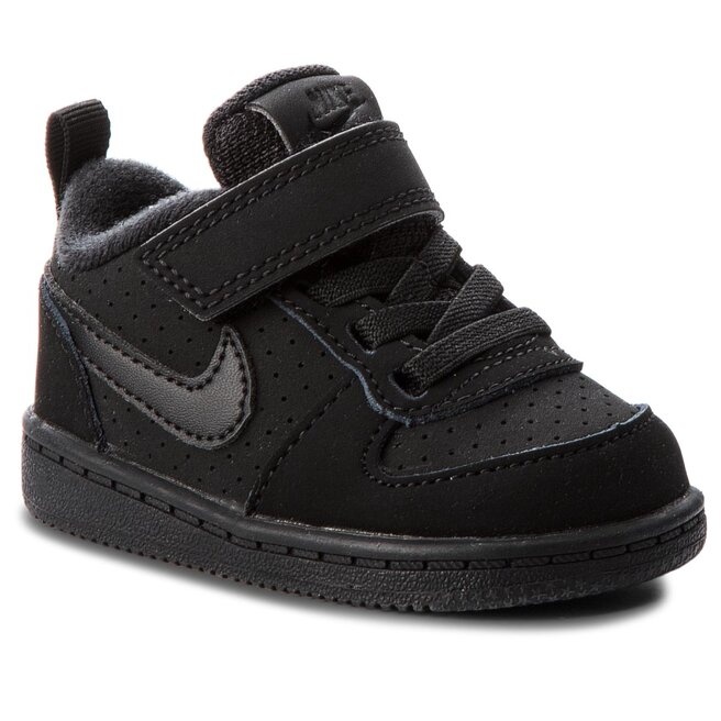 Chaussures Nike Court Borough Low TDV 870029 001 Black Black