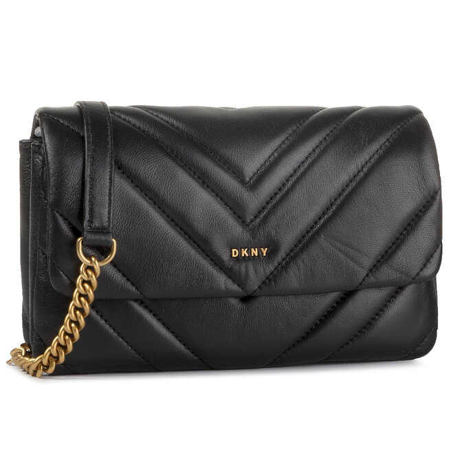 DKNY Táska DKNY Vivian-Dbl Sm Cbody R94EBF97 Blk/Gold BGD