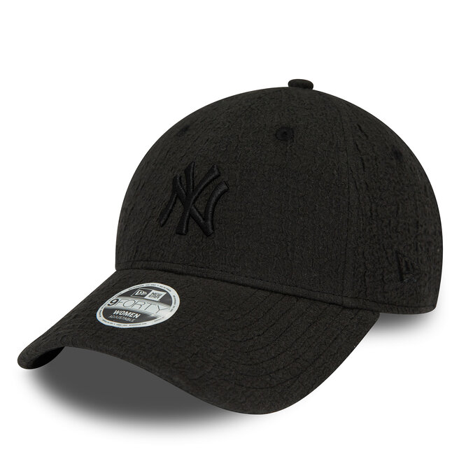 Czapka z daszkiem New Era Wmns Bubble Stitch 940 Nyy - Czarny