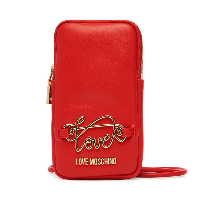 Torebka na telefon LOVE MOSCHINO - Czerwony