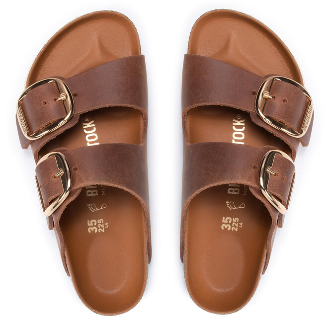 Birkenstock Чехли Birkenstock Arizona Big Bucke 1011072 Cognac