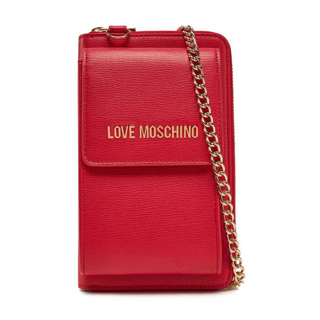 Torebka na telefon LOVE MOSCHINO - Czerwony