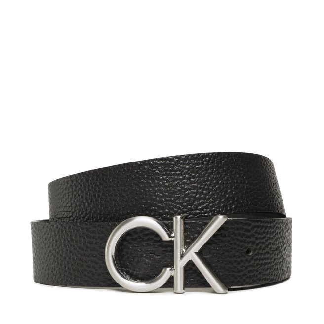 Pasek Męski Calvin Klein Adj Ck Metal Bombe 35Mm - Czarny