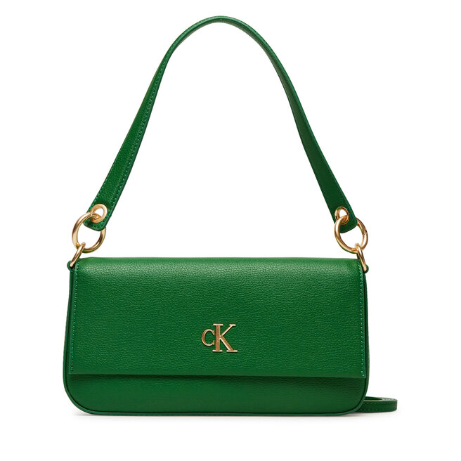 Torebka Calvin Klein Jeans Minimal Monogram Shoulder Pouch - Zielony