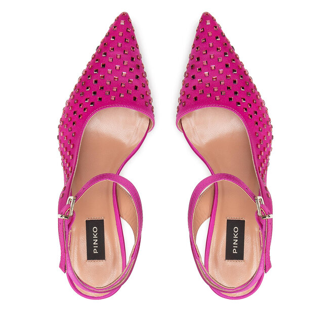 Pinko Sandales Pinko Menta Slingback AI 22-23 BLKS1 1H2137 A074 Fuchsia O28