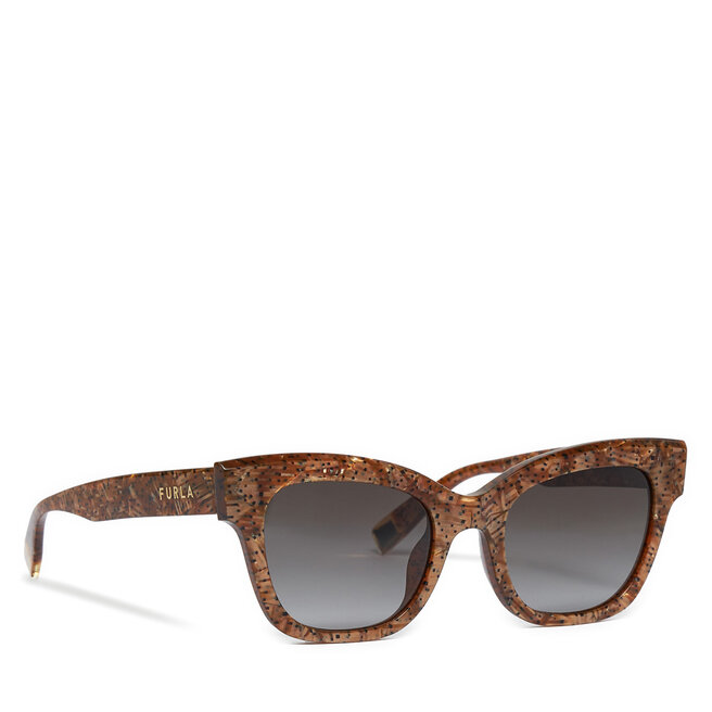 Okulary przeciwsłoneczne Furla WD00118 BX1111 - Brązowy