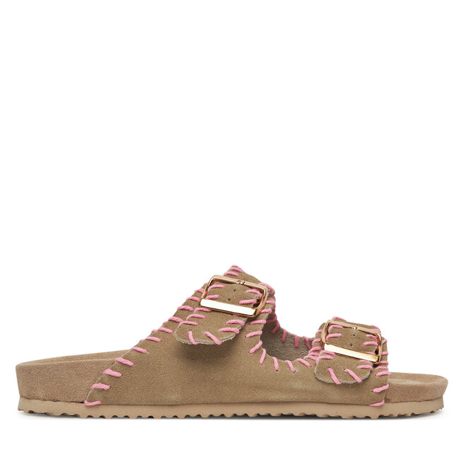 Klapki DeeZee MXCR-205 Beżowy -