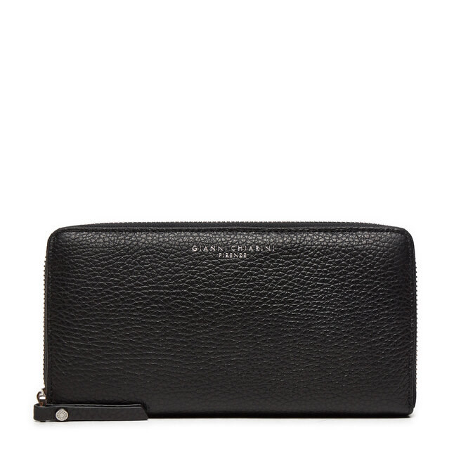 Mały Portfel Damski Gianni Chiarini Wallets Grain PF - GRN Czarny